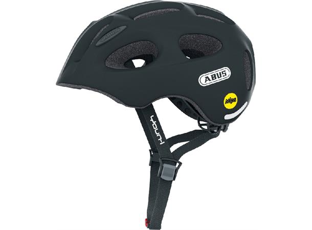 ABUS Sykkelhjelm MIPS Youn-I black ABUS str: Medium (52 - 57 cm)