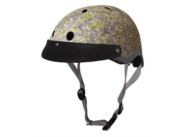 Sawako Furuno Sykkelhjelm floral creme One size Sykkelpikene AS