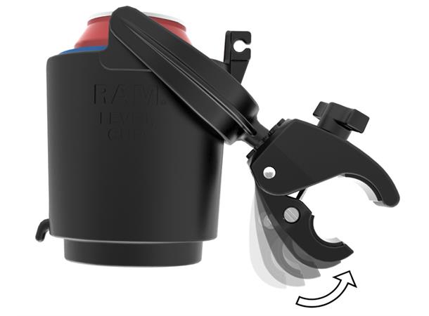 Ram Mounts Koppholder Level Tough-Claw Lav, Universell 