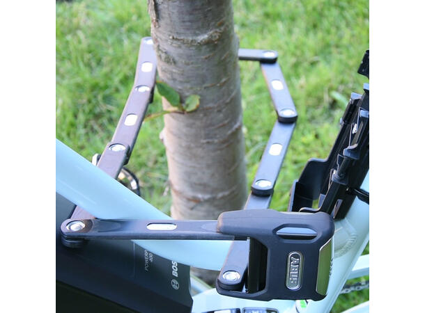 ABUS Sykkellås Bordo Alarm 6000 90 cm, Nøkkel, Foldelås, SH 