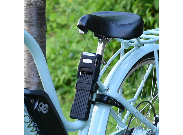 ABUS Sykkellås Bordo Alarm 6000 90 cm, Nøkkel, Foldelås, SH 