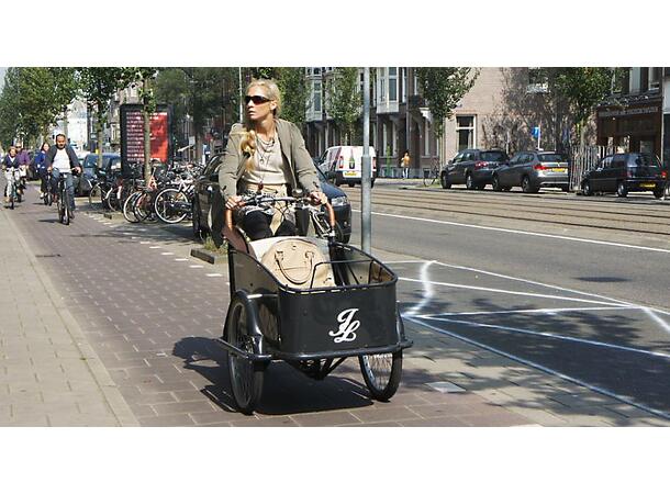 Johnny Loco EL Transportsykkel Elsykkel, Dutch Delight (svart) 