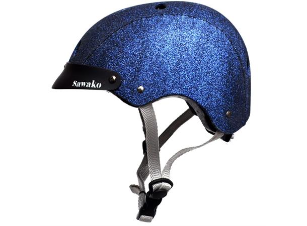 Sawako Furuno Sykkelhjelm glitter blå One-size 