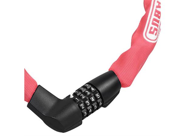 ABUS Sykkellås Tresor 1385 85 cm, Kode, Kjettinglås, Pink 