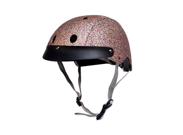 Sawako Furuno Sykkelhjelm glitter rosa One-size 