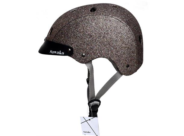 Sawako Furuno Sykkelhjelm glitter rosa One-size 