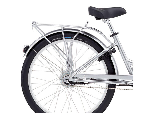 Electra Townie GO! 8i Bosch Elsykkel 2017 mod, 8 interne gir, Polished Silver 