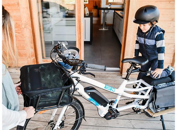 Yuba Spicy Curry V3 Transportsykkel Hvit 2020 mod, Bosch Cargo Line, Elsykkel 