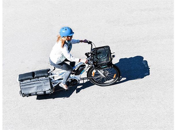 Yuba Spicy Curry V3 Transportsykkel Hvit 2020 mod, Bosch Cargo Line, Elsykkel 