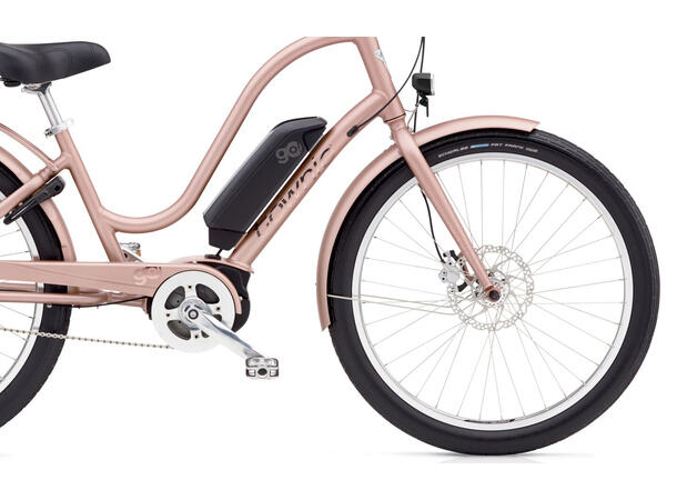 Electra Townie Go! 8i Elsykkel 2020 mod, Bosch, 8 gir, ST, Rose Gold 