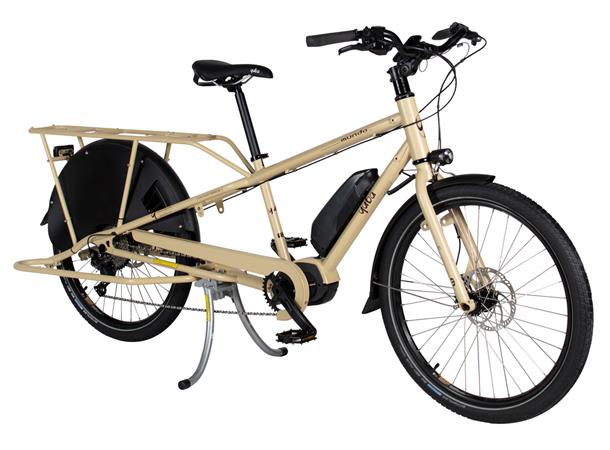 Yuba Mundo Transportsykkel Shimano E8000 elsykkel, Tan