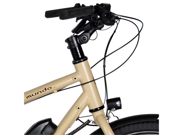 Yuba Mundo Transportsykkel Shimano E8000 elsykkel, Tan 