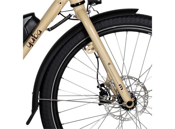 Yuba Mundo Transportsykkel Shimano E8000 elsykkel, Tan