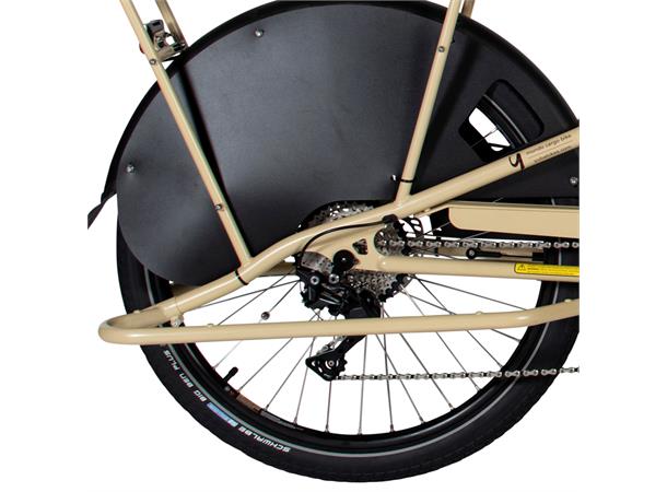 Yuba Mundo Transportsykkel Shimano E8000 elsykkel, Tan 